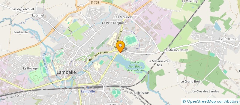 localisation de l'entreprise MADAME MANUELLA DURAND  LAMBALLE-ARMOR