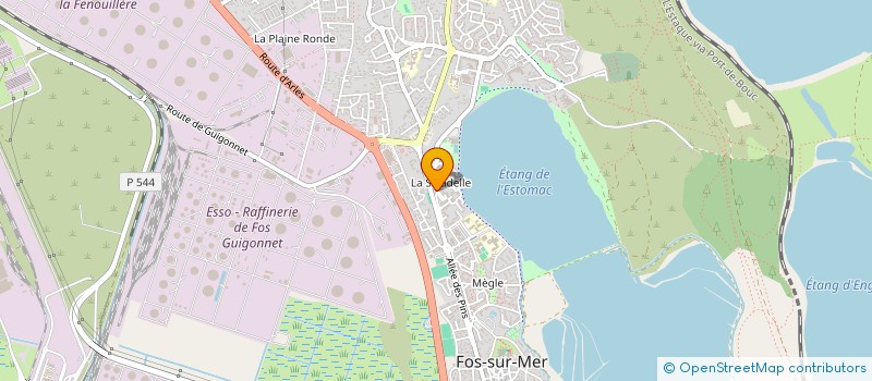 localisation de l'entreprise MADAME MANUELLA FERNANDEZ à FOS-SUR-MER