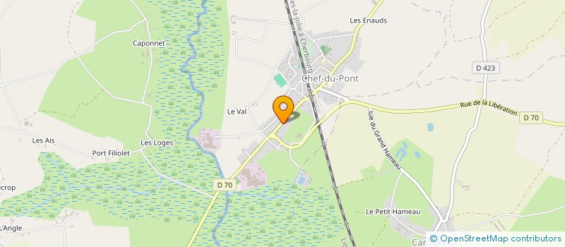 localisation de l'entreprise MADAME MANUELLA FLEURY  CARENTAN-LES-MARAIS