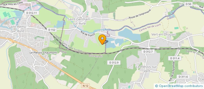 localisation de l'entreprise MADAME MANUELLA GARNIER  SAINT-GERMAIN-SUR-AVRE