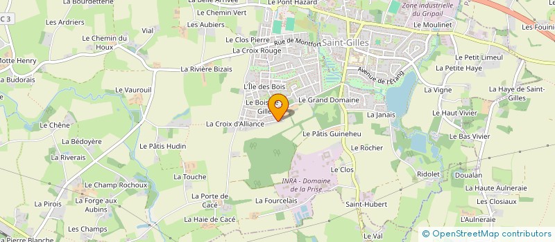 localisation de l'entreprise MADAME MANUELLA GEFFRAY  SAINT-GILLES