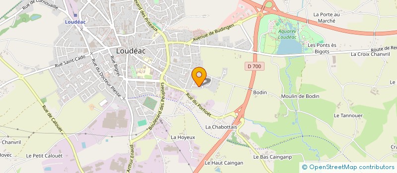 localisation de l'entreprise MADAME MANUELLA GUERIN à LOUDEAC