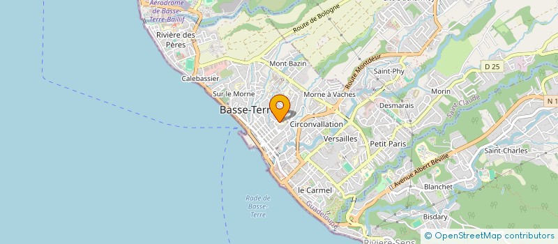 localisation de l'entreprise MADAME MANUELLA JUDITH  BASSE-TERRE