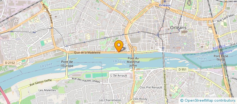 localisation de l'entreprise MADAME MANUELLA KONGA MOCKONOU  ORLEANS