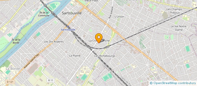 localisation de l'entreprise MADAME MANUELLA KOTY à SARTROUVILLE