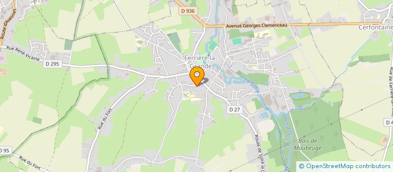 localisation de l'entreprise MADAME MANUELLA LAMAND DECRUCQ  FERRIERE-LA-GRANDE