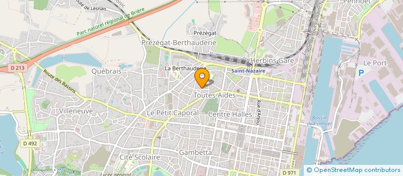 localisation de l'entreprise MADAME MANUELLA LEBEAU  SAINT-NAZAIRE