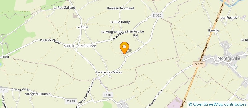 localisation de l'entreprise MADAME MANUELLA LEMONNIER  SAINTE-GENEVIEVE