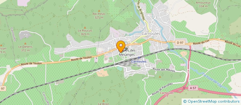 localisation de l'entreprise MADAME MANUELLA MAMMOLITI  CARNOULES