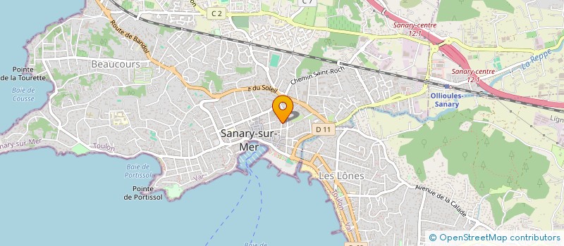 localisation de l'entreprise MADAME MANUELLA MENDES  SANARY-SUR-MER