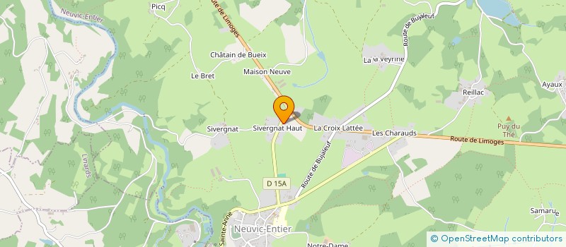 localisation de l'entreprise MADAME MANUELLA MIDELTON  NEUVIC-ENTIER