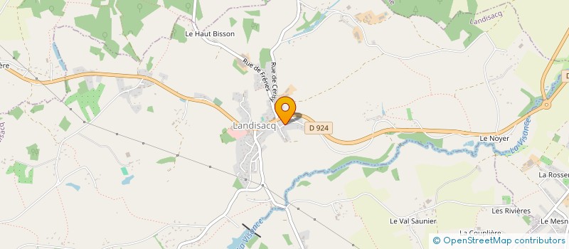 localisation de l'entreprise MADAME MANUELLA REMANDE à LANDISACQ