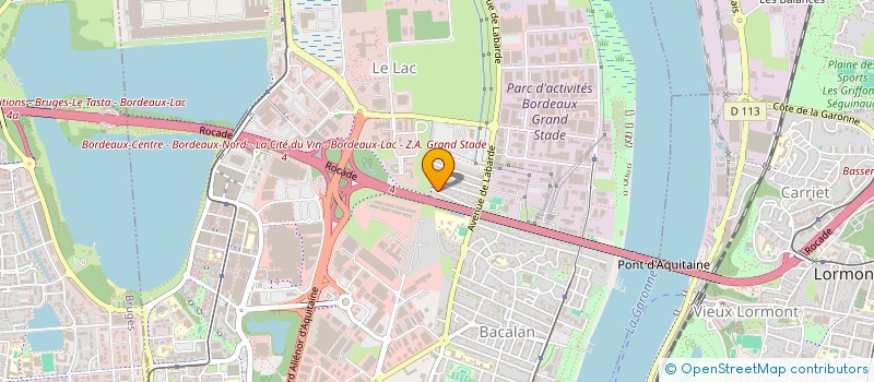 localisation de l'entreprise MADAME MANUELLA SANTIAGO à BORDEAUX