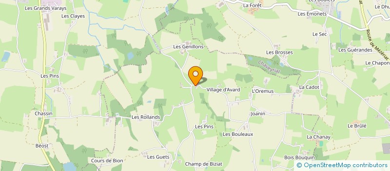 localisation de l'entreprise MADAME MANUELLA SARTORI à CHANOZ-CHATENAY