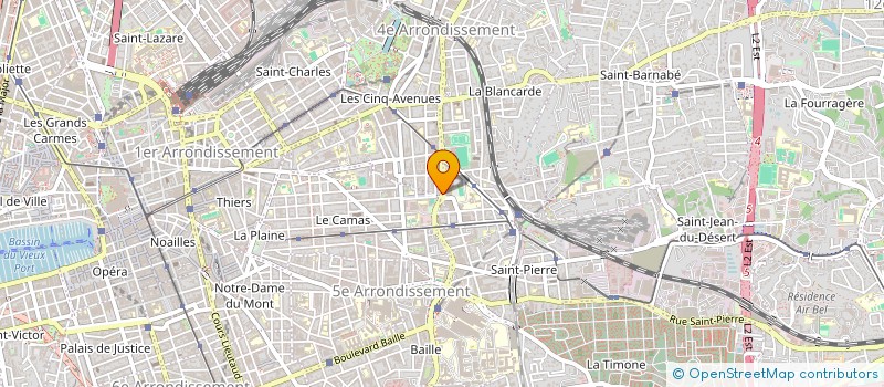 localisation de l'entreprise MADAME MANUELLA THIBAUD à MARSEILLE