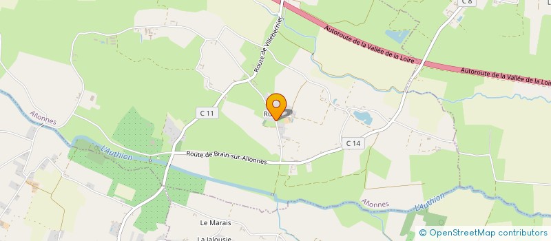 localisation de l'entreprise MADAME MANUELLA TOUCHET  ALLONNES