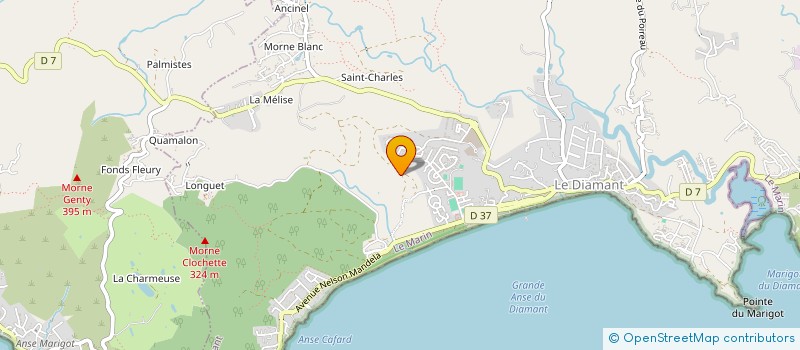 localisation de l'entreprise MADAME MANUELLA TOUSSAY à DIAMANT