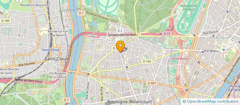 localisation de l'entreprise MADAME MANUELLA UNAU à BOULOGNE-BILLANCOURT