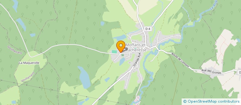 localisation de l'entreprise MADAME MANUELLA VILLEMOT  BOUHANS-LES-LURE