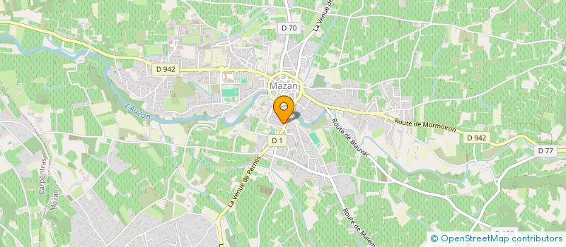 localisation de l'entreprise MADAME MANUELLE BELLIARD  MAZAN