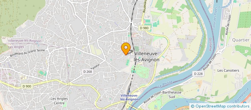 localisation de l'entreprise MADAME MANUELLE DAUMAS  VILLENEUVE-LES-AVIGNON