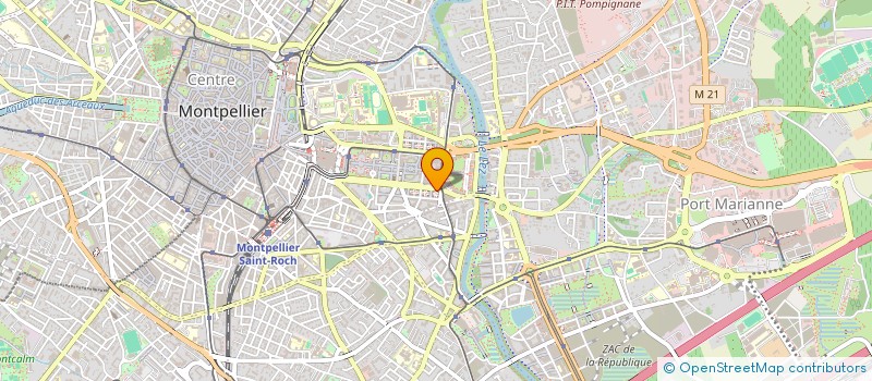localisation de l'entreprise MADAME MANUELLE FERNANDEZ à MONTPELLIER