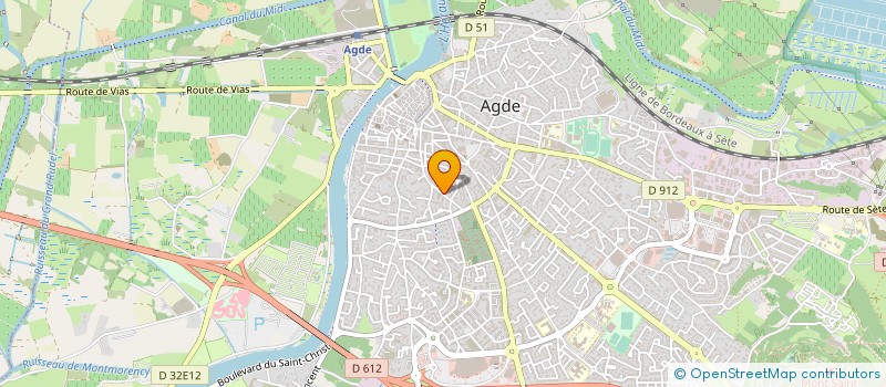 localisation de l'entreprise MADAME MANUELLE HAMZAOUI à AGDE