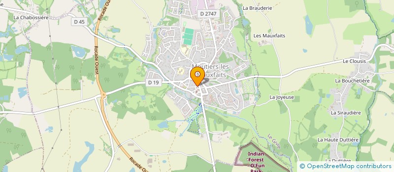 localisation de l'entreprise MADAME MANUELLE MURAIL à MOUTIERS-LES-MAUXFAITS