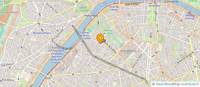 localisation de l'entreprise MADAME MANUELLE TOUSSAINT  PARIS