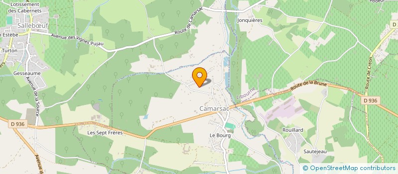localisation de l'entreprise MADAME MANUELLE VINCENT  CAMARSAC
