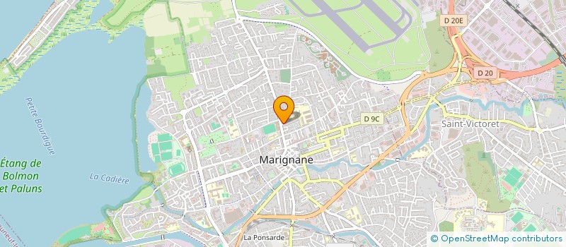 localisation de l'entreprise MADAME MANUIREVA MARTINEZ  MARIGNANE
