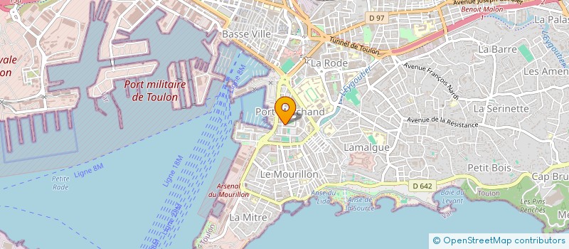 localisation de l'entreprise MADAME MANULANI COWAN  TOULON