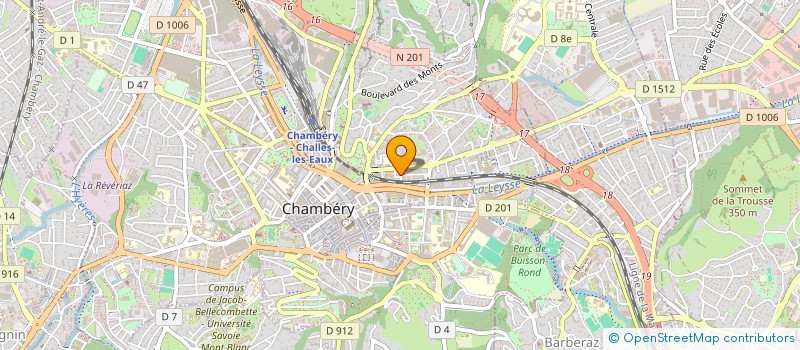 localisation de l'entreprise MADAME MANY CHEA à CHAMBERY