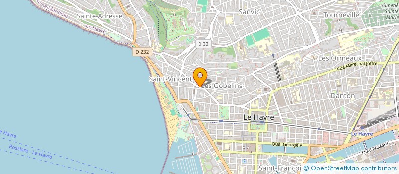 localisation de l'entreprise MADAME MANYUE ZHANG à LE HAVRE