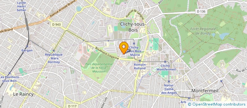 localisation de l'entreprise MADAME MANZAN AHIZI à CLICHY-SOUS-BOIS