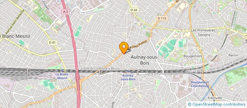 localisation de l'entreprise MADAME MAOUDE DIAKABY à AULNAY-SOUS-BOIS