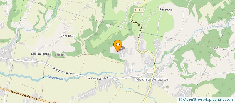 localisation de l'entreprise MADAME MARA CHEVENIER  MOIDIEU-DETOURBE