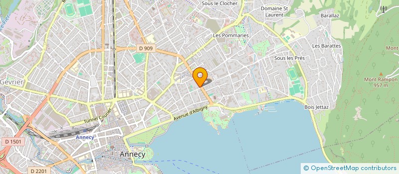 localisation de l'entreprise MADAME MARA ROMAGNOLO à ANNECY