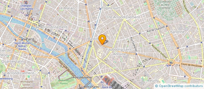 localisation de l'entreprise MADAME MARALYN JOHNSTON  PARIS 11