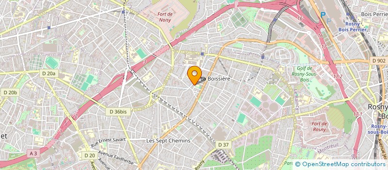 localisation de l'entreprise MADAME MARAME DIOP à MONTREUIL