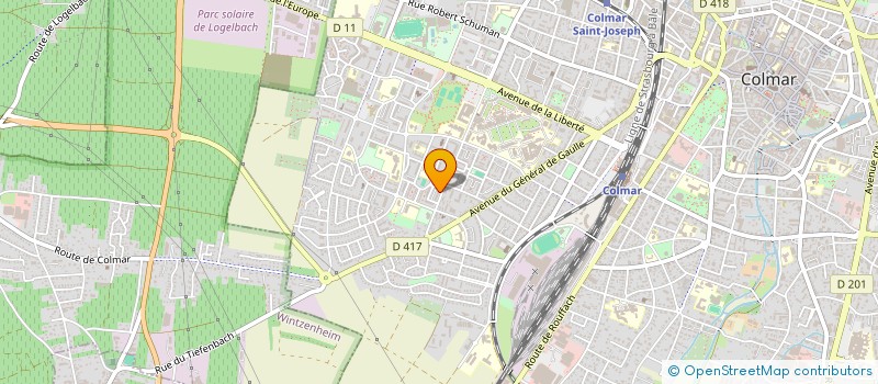 localisation de l'entreprise MADAME MARAVILHA PAULO MFINDA  COLMAR