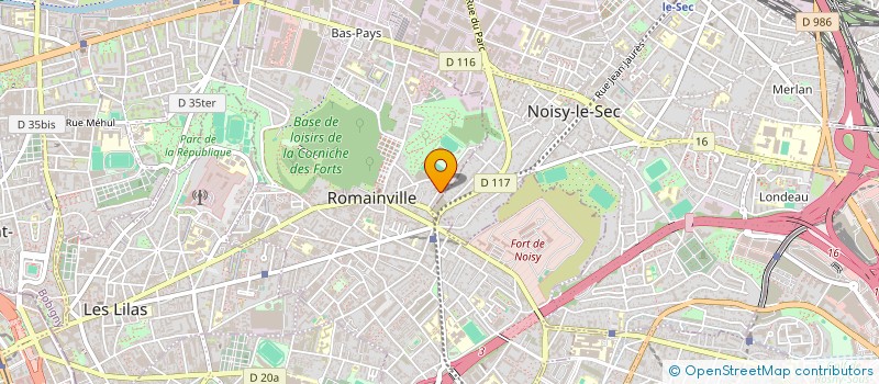 localisation de l'entreprise MADAME MARCEL BERTRAND à ROMAINVILLE