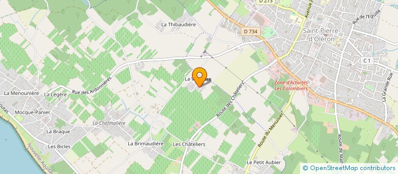 localisation de l'entreprise MADAME MARCEL CHERON  SAINT-PIERRE-D'OLERON