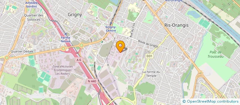 localisation de l'entreprise MADAME MARCELA DANU  RIS-ORANGIS