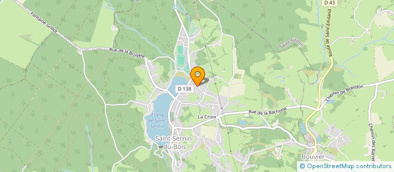 localisation de l'entreprise MADAME MARCELA MARTINEZ  SAINT-SERNIN-DU-BOIS