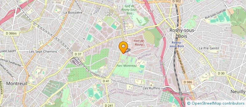 localisation de l'entreprise MADAME MARCELA MERSIC à MONTREUIL