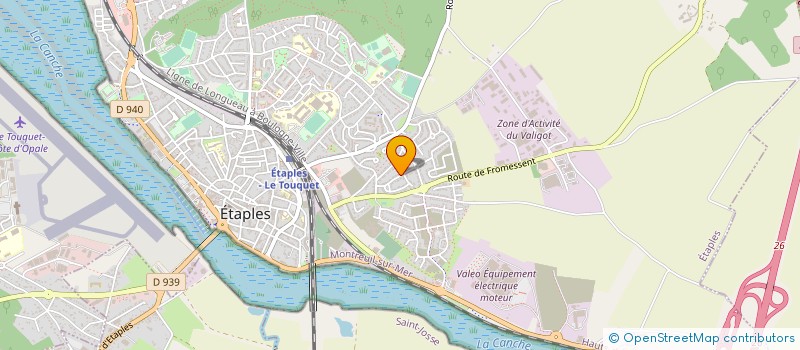 localisation de l'entreprise MADAME MARCELA SANCHEZ HERNANDEZ à ETAPLES