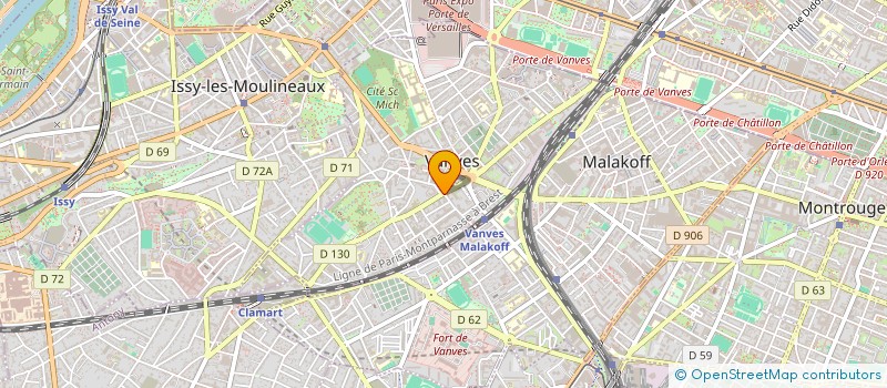 localisation de l'entreprise MADAME MARCELA SANMIGUEL  VANVES