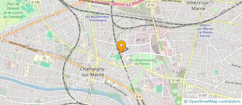 localisation de l'entreprise MADAME MARCELA SENDREA à CHAMPIGNY-SUR-MARNE