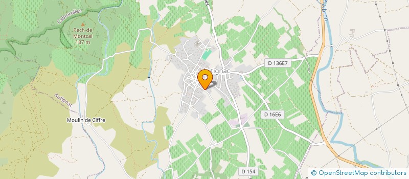 localisation de l'entreprise MADAME MARCELA TIRADO ENRIQUEZ  AUTIGNAC